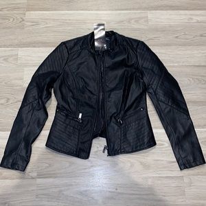 Faux Leather Jacket